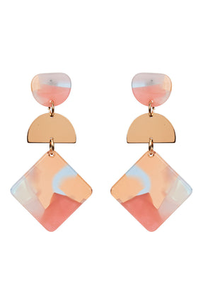 The Kindred La Mer Drop Earring Citrus