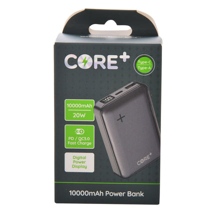Core Dual Powerbank Type-C/USB-A 10000 mAh
