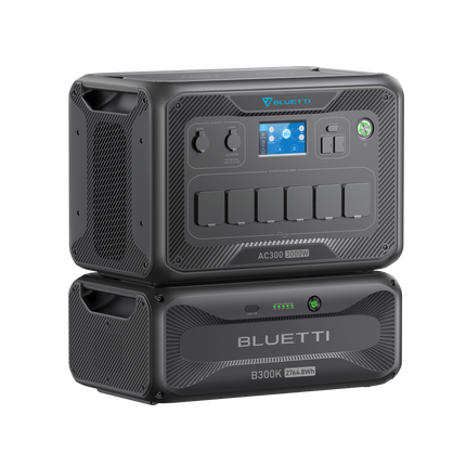 BLUETTI AC300 Power Station with 3000W AC Output USB A USB C Car Charger and DC Output