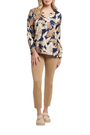 Tribal Audrey Icon Pull On Ankle Jeggings Nutmeg