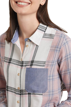 Tribal Long Sleeve Combo Shirt Light Rosebud