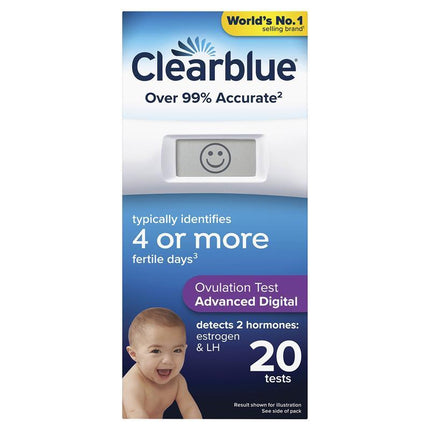 Clearblue Advanced Digital Ovulation 20 Tests