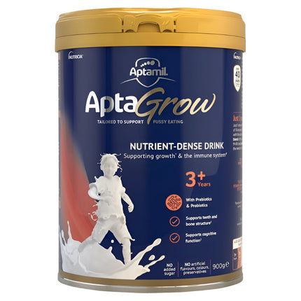 Aptamil AptaGrow Nutrient-Dense Milk Drink 3+ Years 900G