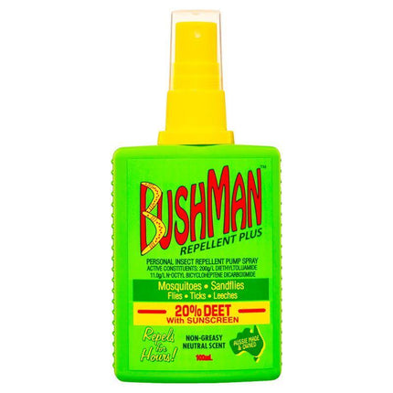 Bushman Plus Insect Repellant Pump Spray 100Ml - OhYouLuckyDuck.com.au