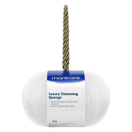 Manicare Luxury Cleansing Sponge for Face White