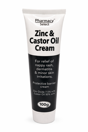 Pharmacy Select Zinc and Castor Oil Cream 100G