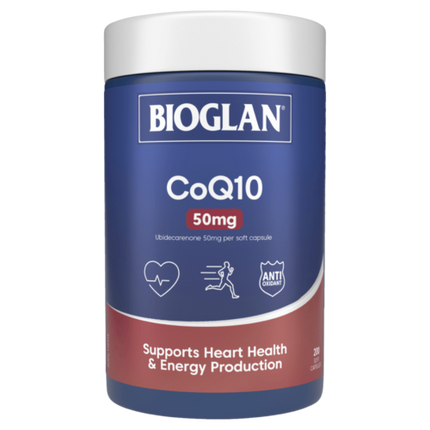Bioglan CoQ10 50mg 200 Capsules - OhYouLuckyDuck.com.au