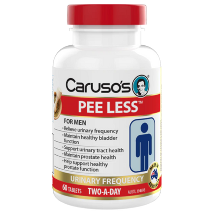 Caruso's Pee Less For Men 60 Tablets - OhYouLuckyDuck.com.au