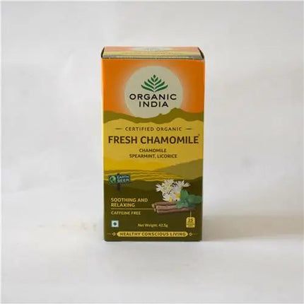 Organic India Fresh Chamomile 25 Bags