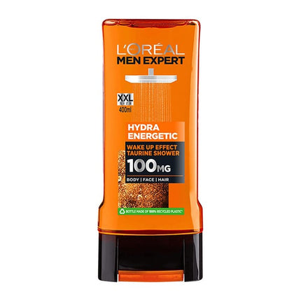 L'Oréal Paris Men Expert Hydra Energetic Taurine Shower Gel 400mL - OhYouLuckyDuck.com.au