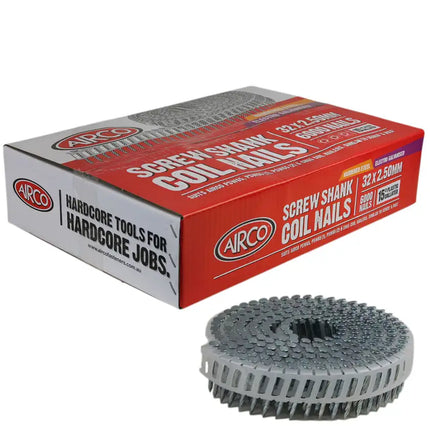 Airco Coil Nail Bracing Eg 32mm Bx6000