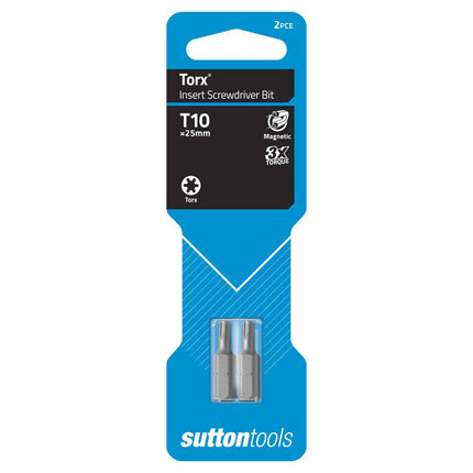 Sutton Tools Torx Screwdriver Bit 25mm 2 Pack