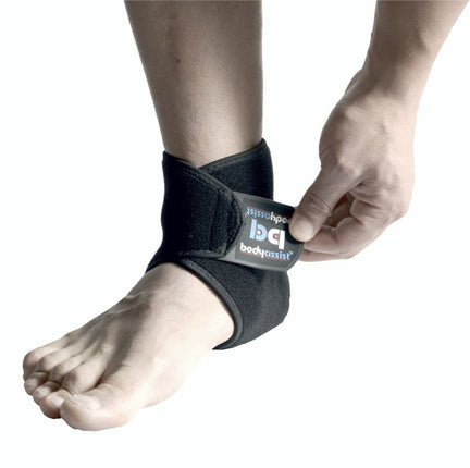 Bodyassist Thermal Ankle Wrap Black 1 Size