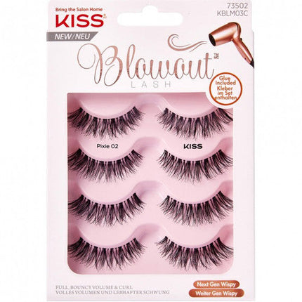 Kiss Blowout Lashes Pixie 4 Pairs