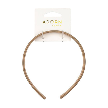 Mae Headband Matte Satin Gold 1.5CM