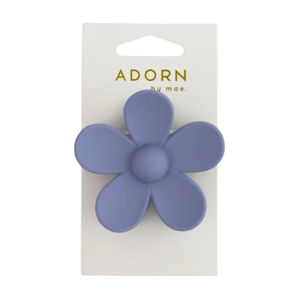 Adorn by Mae Daisy Claw Grip Blue Strong Hold Hair Accessory