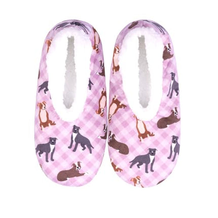 Snuggups Printed Pets Staffy Slippers Small