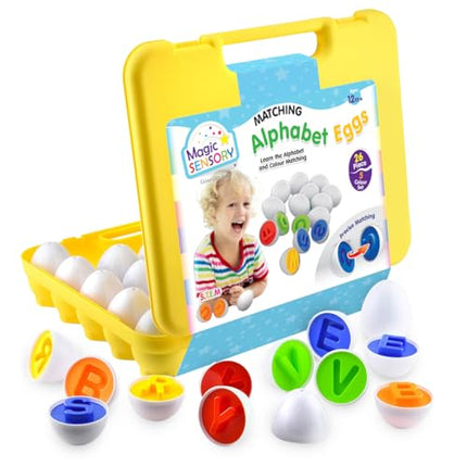 Magic Sensory Matching Alphabet Eggs