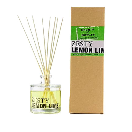 Tilley Scents of Nature Reed Diffuser Zesty Lemon Lime 150ML