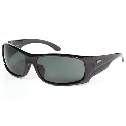 Uvex Safety Glasses Rally MKII Black Frame Grey Lens 9220-137