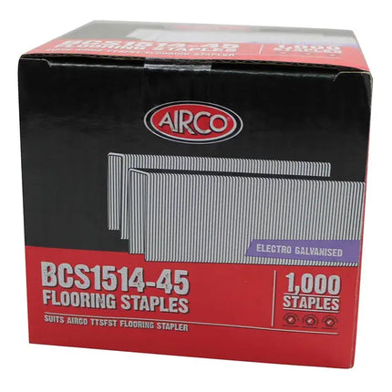 Airco Staples Flooring 45mm Bx1000