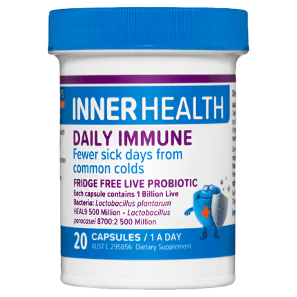 Inner Health Daily Immune Probiotic 20 Capsules - OhYouLuckyDuck.com.au