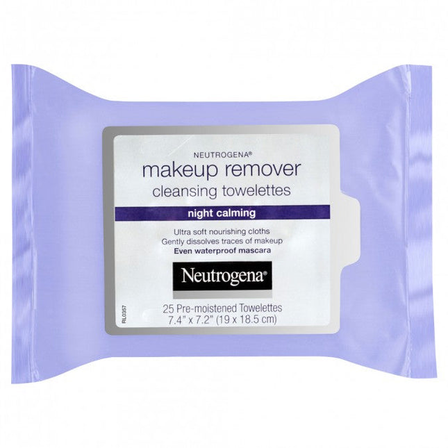 Neutrogena Makeup Remover Cleansing Towelettes-Night Calming - OhYouLuckyDuck.com.au