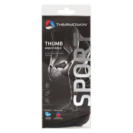 Thermoskin Sport Thumb Adjustable Black Right S/M 84797 - OhYouLuckyDuck.com.au