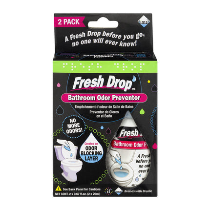 Fresh Drop Bathroom Odor Preventor 2 Pack