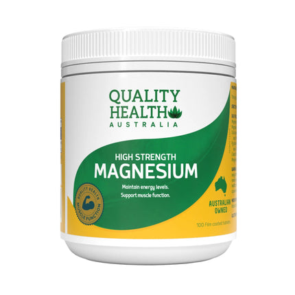 Quality Health High Strength Magnesium 300MG 100 Tablets
