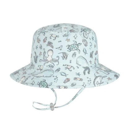 Dozer Baby Boys Bucket Hat Ningaloo Blue Small