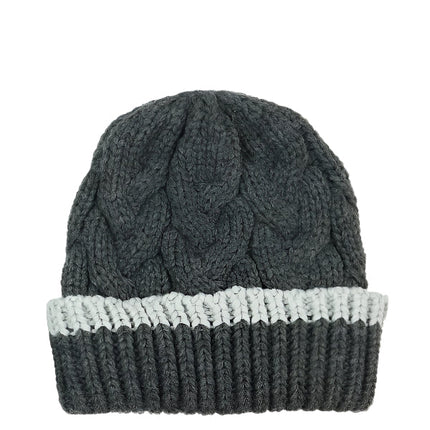 Foote Street Knitted Beanie Grey