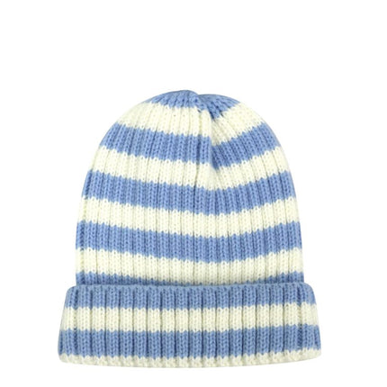 Wicked Sista Foote Street Bailey Striped Beanie Toddler Blue