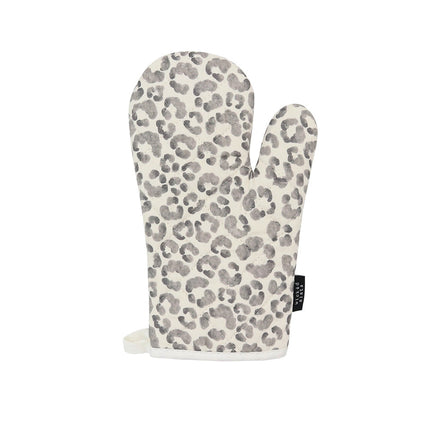 Wicked Sista Oven Mitt Watercolour Leopard