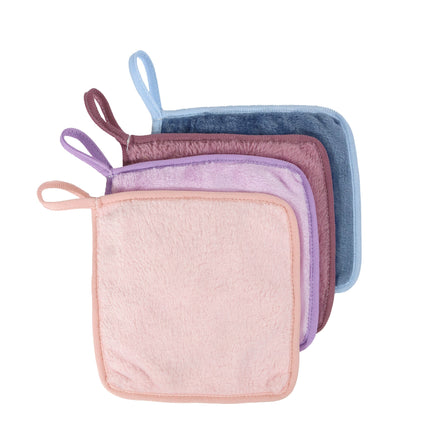 Ws Makeup Remover Towel Quad Blossom ( assorted )