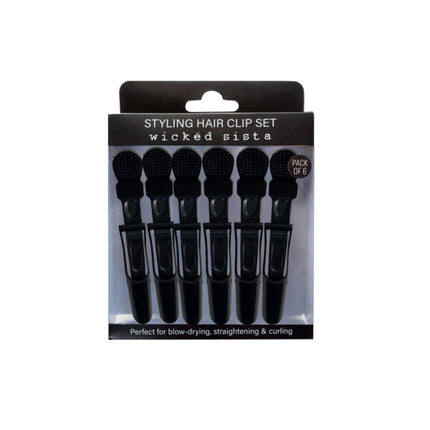 Wicked Sista Black Styling Hair Clip Set