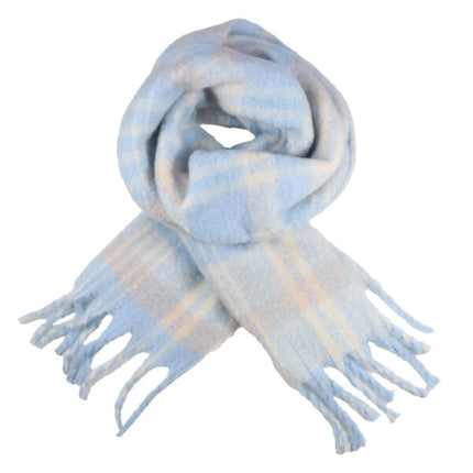 Wicked Sista Warm Tassel Scarf Clouds
