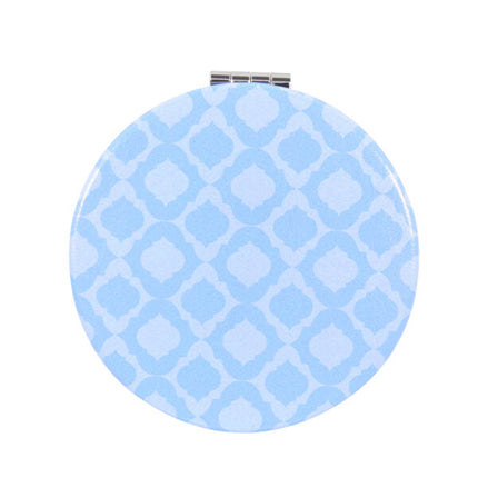 Wicked Sista Round Mirror with Retro Geometric Design 40CM