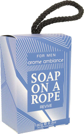 Arome Ambiance Mens Soap On A Rope 180G Revive
