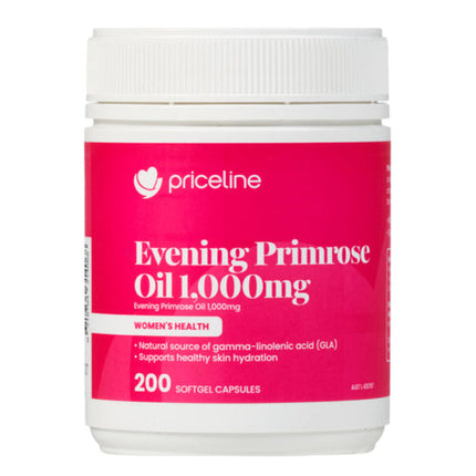 Priceline Evening Primrose Oil 1000MG 200 Capsules