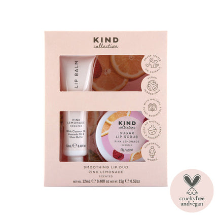 Kind Collective Smoothing Lip Duo Pink Lemonade 2 Piece Set