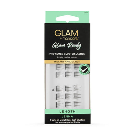 Manicare Glam Pre Glued Cluster Lashes Jenna