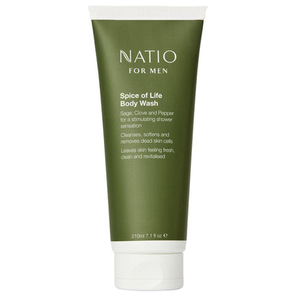 Natio Mens Spice Of Life Body Wash 210mL