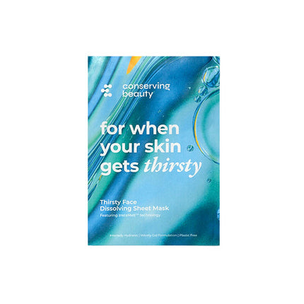 Conserving Beauty Thirsty Face Dissolving Face Mask