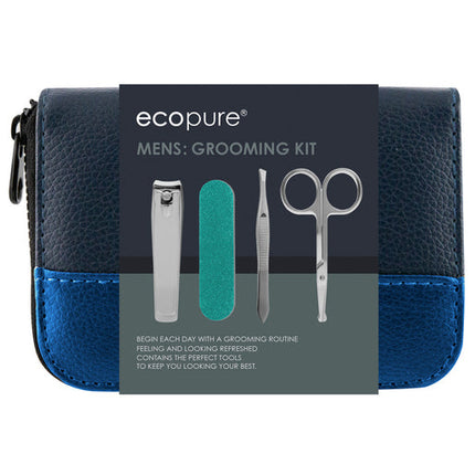 EcoPure Men Grooming Bag 5 Piece Gift Set