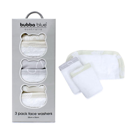 Bubba Blue Nordic Wash Cloth Grey Sand 3 PCS