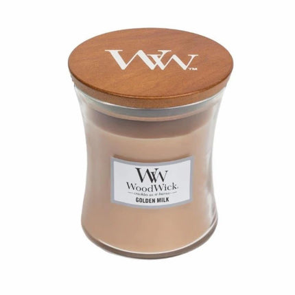 WoodWick Medium Golden Milk Soy Candle