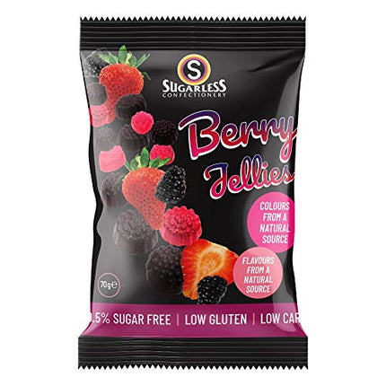 Sugarless Jellies Berry 70G