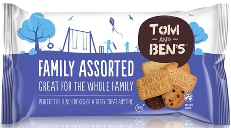 Tom and Bens Family Assorted Biscuits 6x 500G
