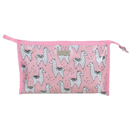 Wicked Sista Lovely Llama Soft Sided A-Line Cosmetic Bag